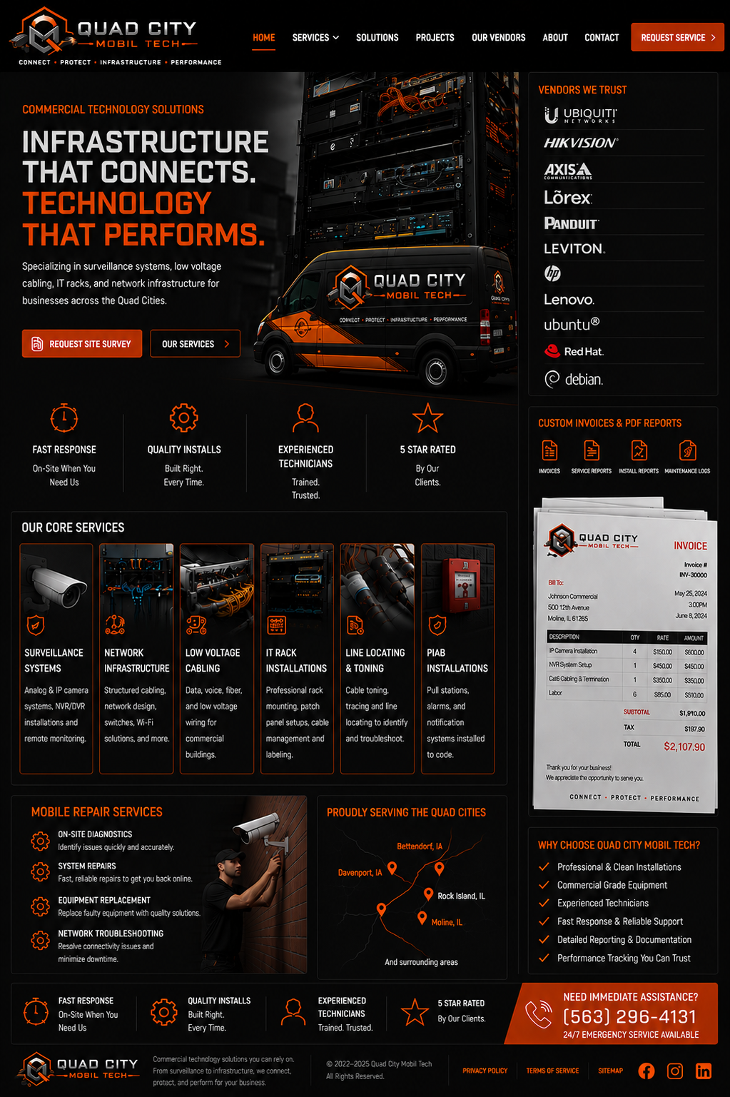 QCMT Homepage Mockup